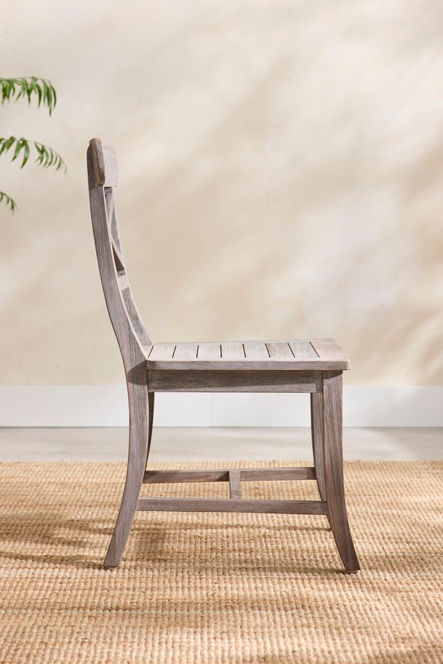 Crossback Teak Side Chairs, Set of 2 #5