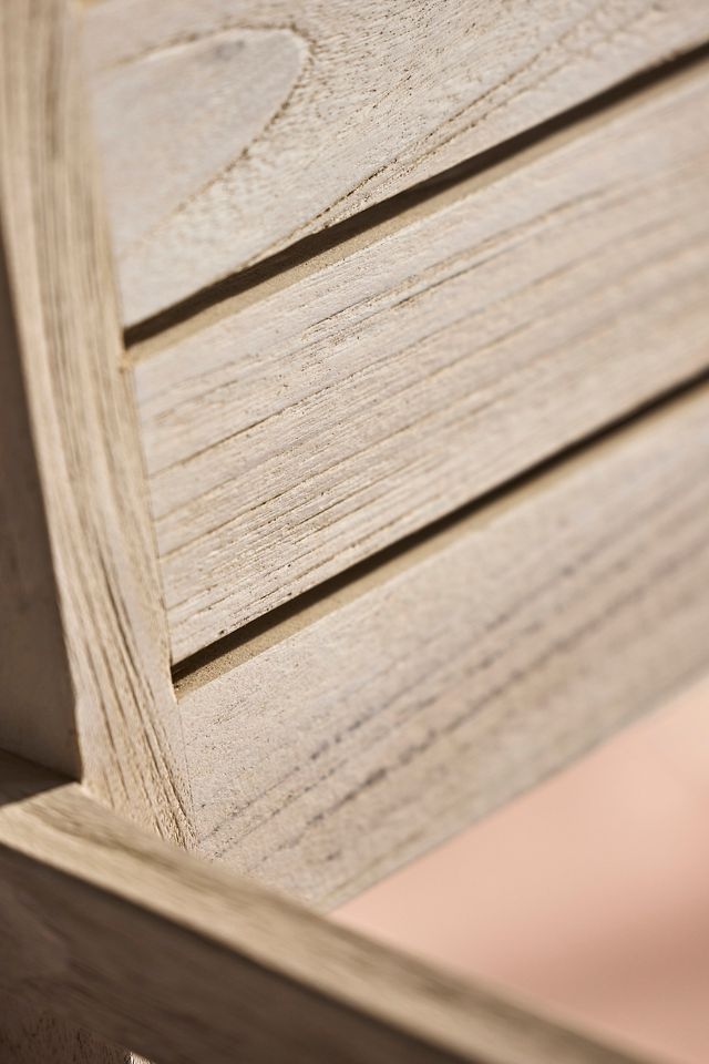 Vista Slatted Teak Stacking Armchairs, Set of 2 #6