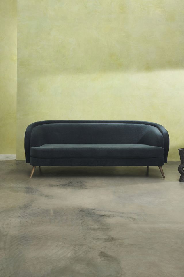 Lemieux et Cie Porto Performance Velvet Layers Sofa #1