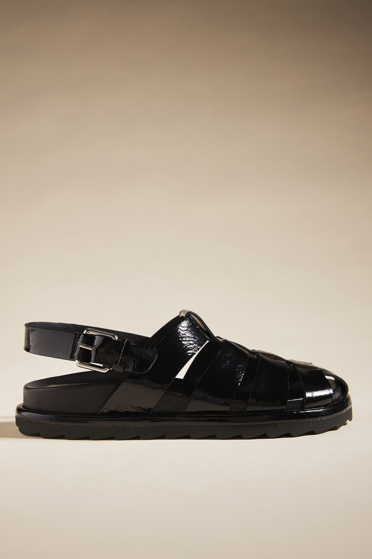 Vicenza Patent Fisherman Sandals