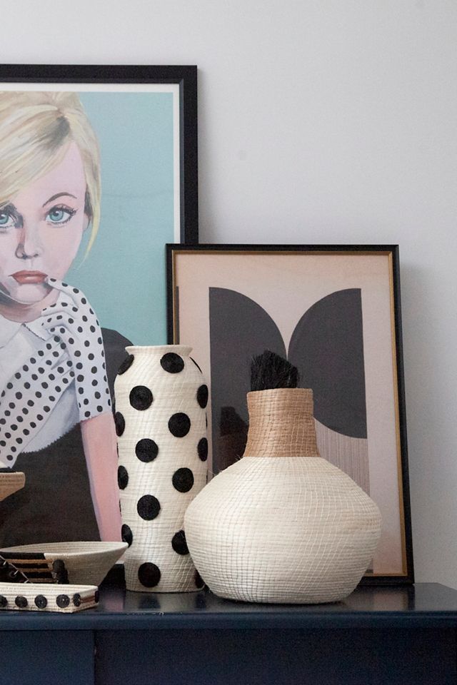 Charlie Sprout Spotted Tall Vase #1