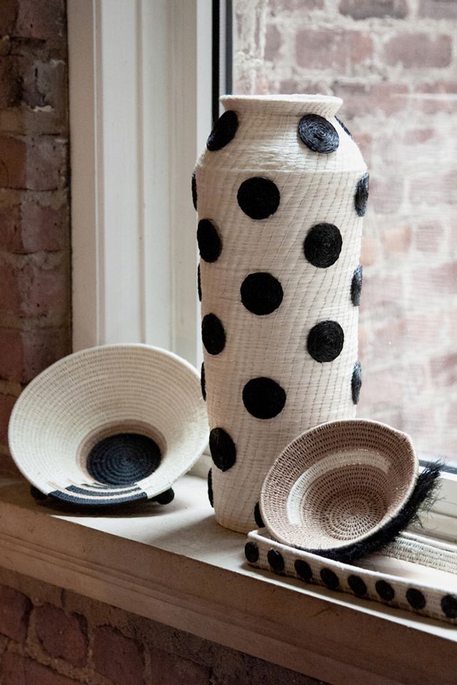 Charlie Sprout Spotted Tall Vase #2
