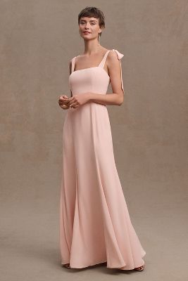 Bhldn Clara Georgette Dress In Pink