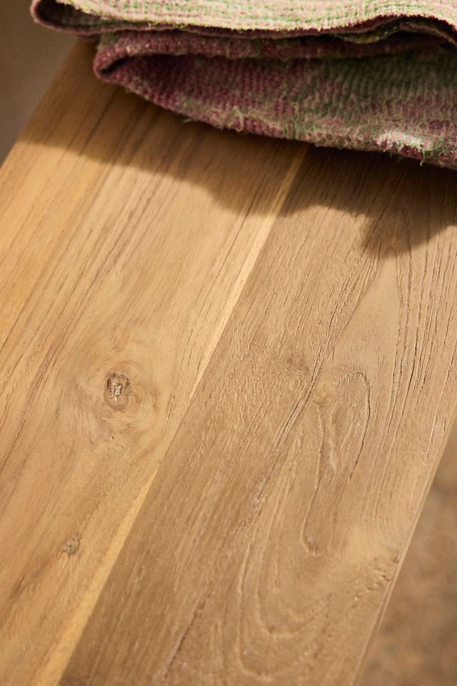 Reclaimed Teak Bench, 4.5' #1