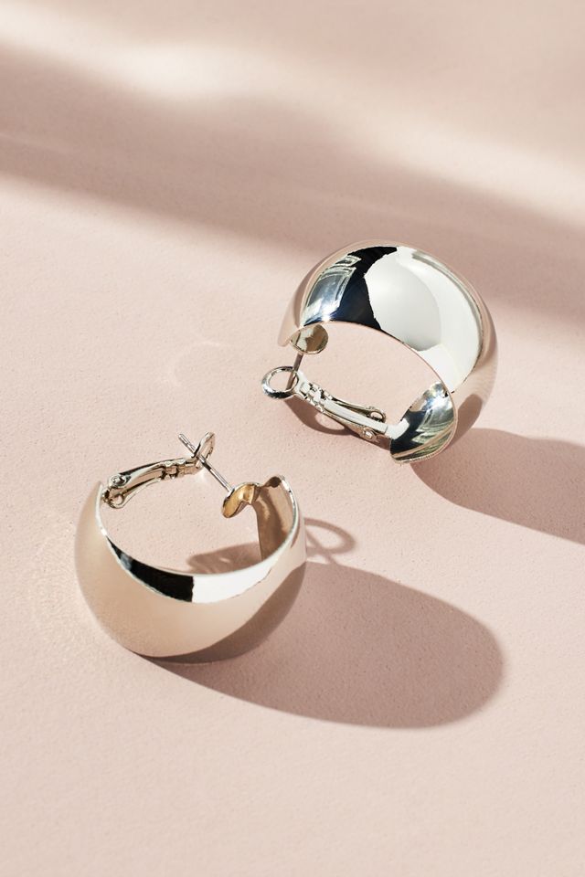 Chunky Wide Hoops