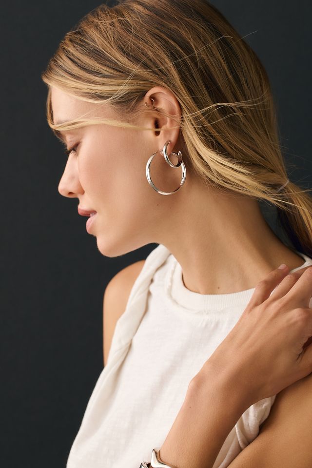 Set of Two Classic Hoop Earrings #2