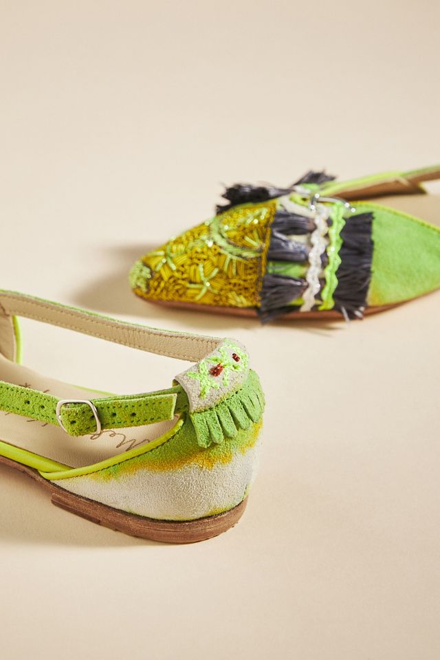 Meher Kakalia Greta Slingback Flats | Anthropologie