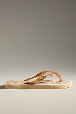 HAVAIANAS X FARM RIO THONG SANDALS 