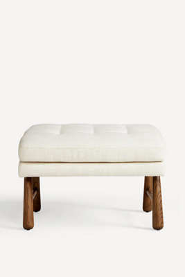 Anthropologie Edia Ottoman In Beige