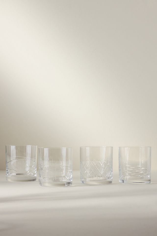 Charlie Old Fashioned Glasses, Set of 4 #1