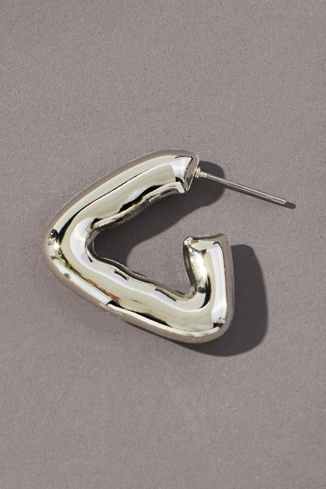 By Anthropologie Chunky Triangle Earrings #1