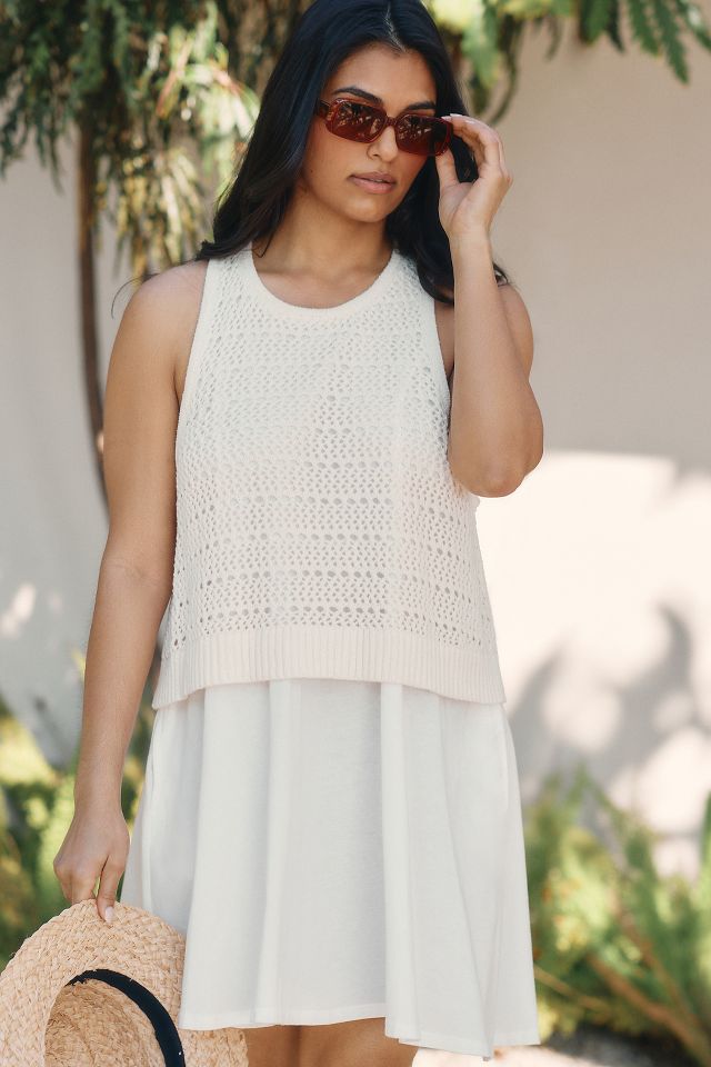 Daily Practice by Anthropologie Twofer Sweater Knit Mini Dress #7