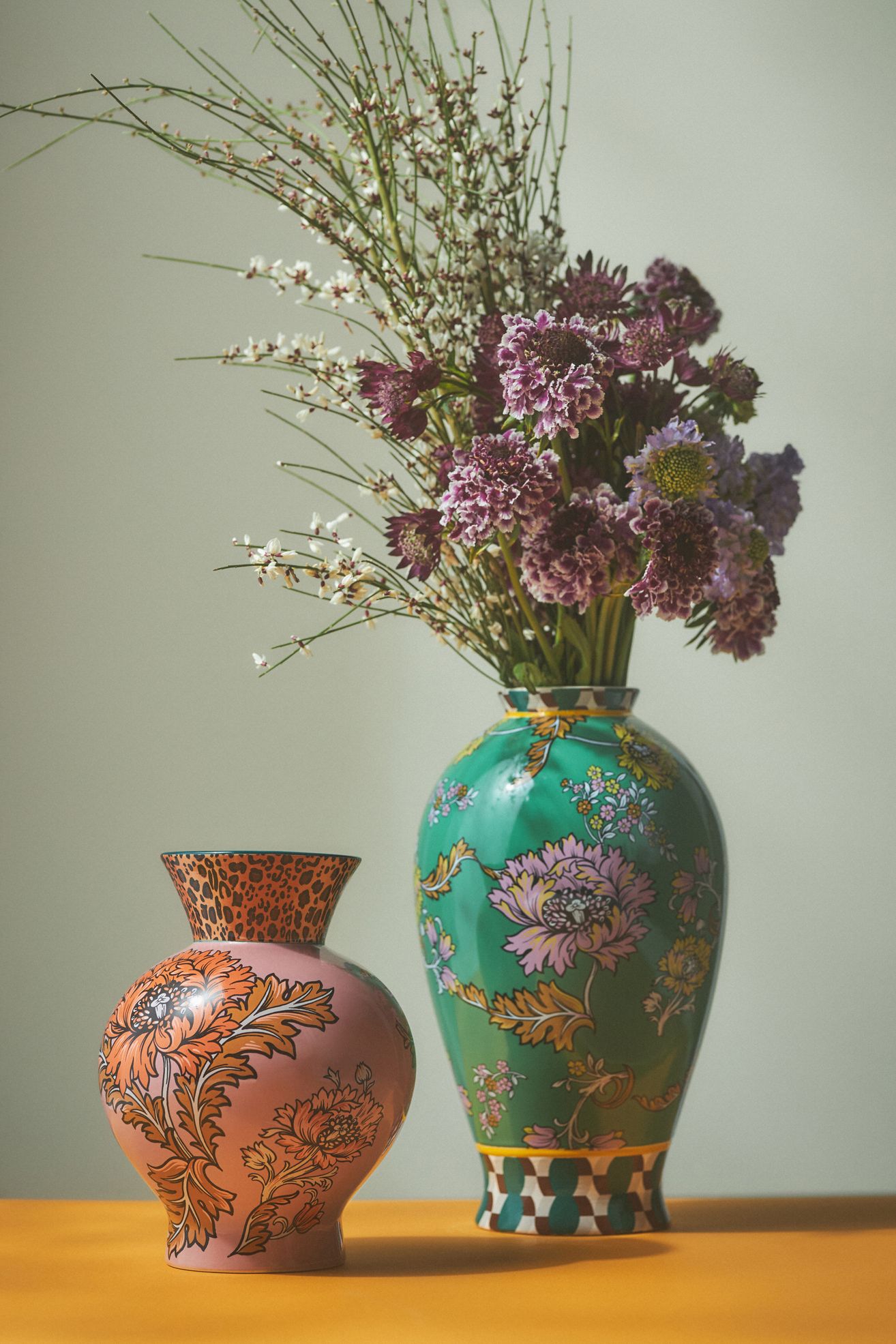 Jylin Vase - Green Ground