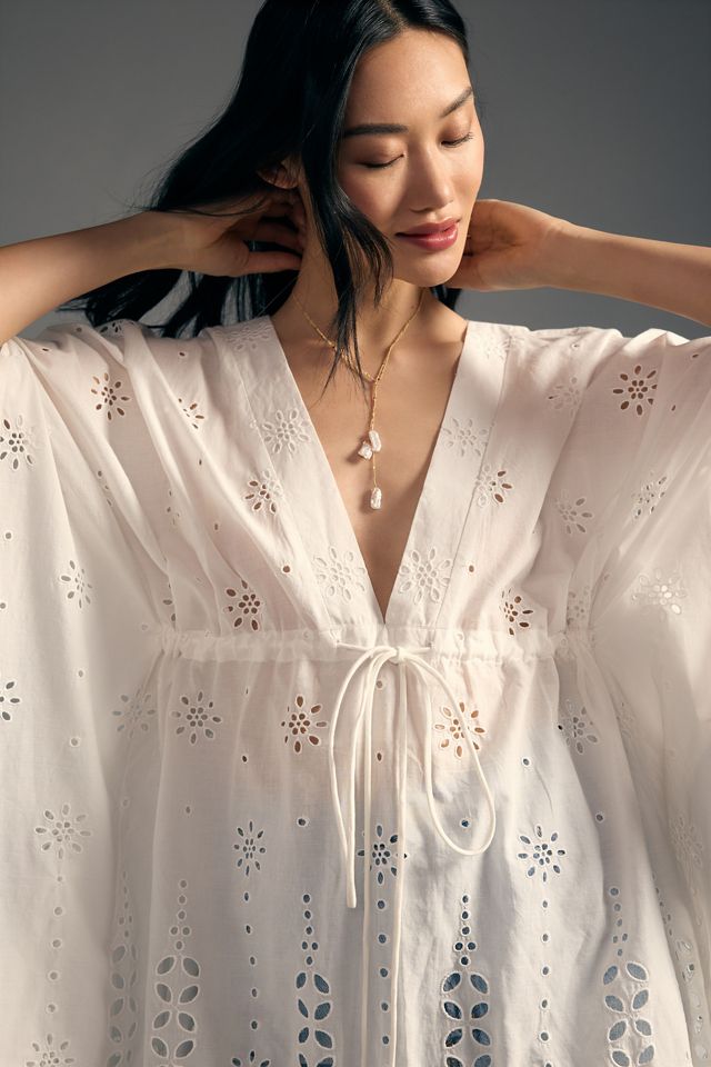 By Anthropologie Eyelet Kaftan #1