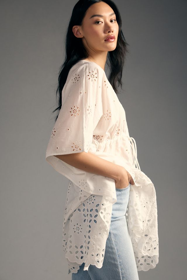 By Anthropologie Eyelet Kaftan #3