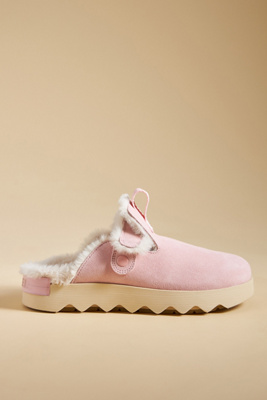 Sorel Viibe Faux Fur Clog In Pink