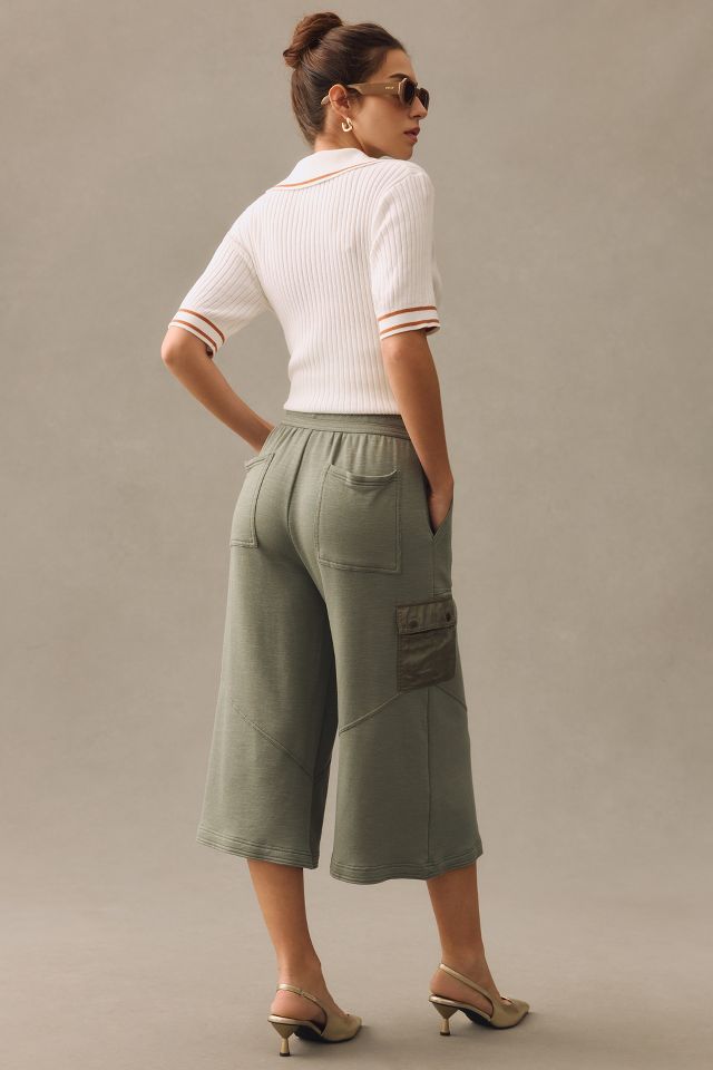 Daily Practice by Anthropologie Cropped Cargo Lounge Pants