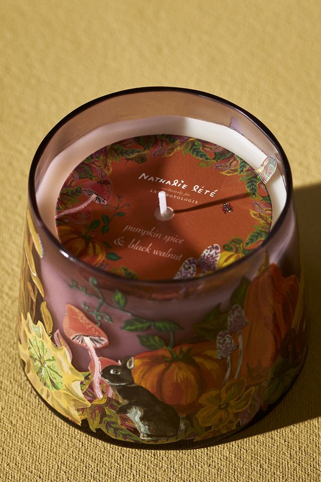 Nathalie Lete Gourmand Pumpkin Spice & Black Walnut Glass Candle #1