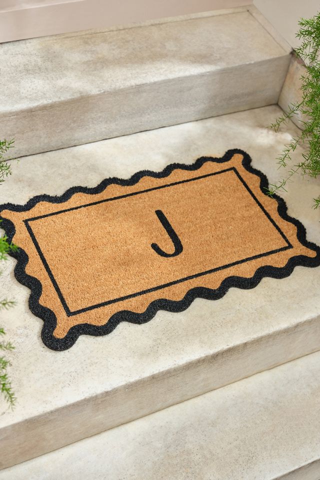 Laurel-Style Personalized Monogram Welcome Doormat- 18x30 – Urban