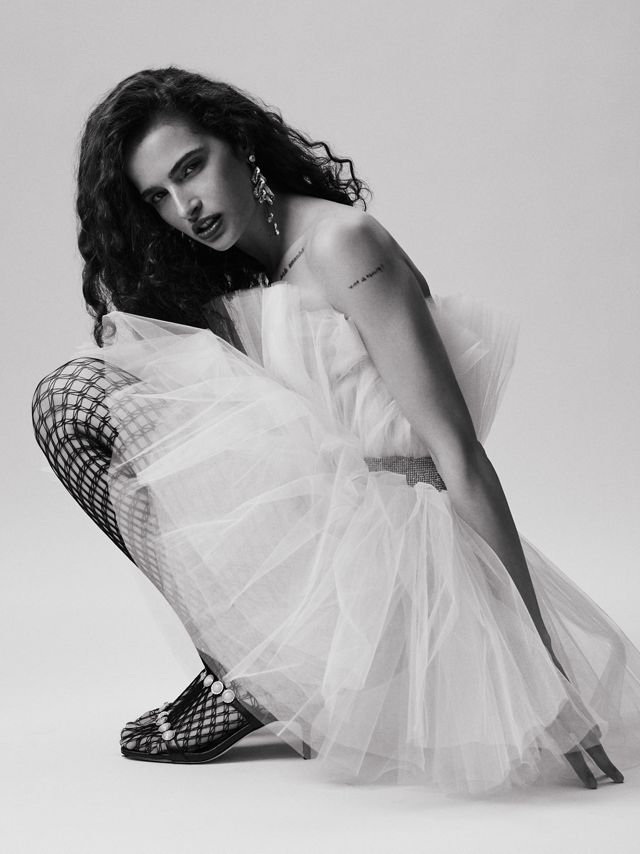Bronx and Banco Anna Blanc Strapless Belted Tulle Mini Dress #3