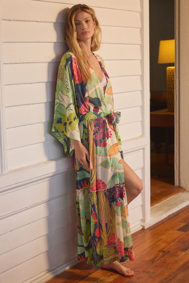 Anthropologie hotsell kimono dress