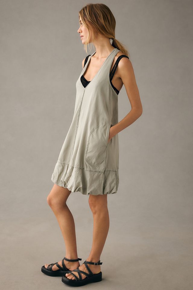 Daily Practice by Anthropologie Bubble-Hem Mini Dress #3