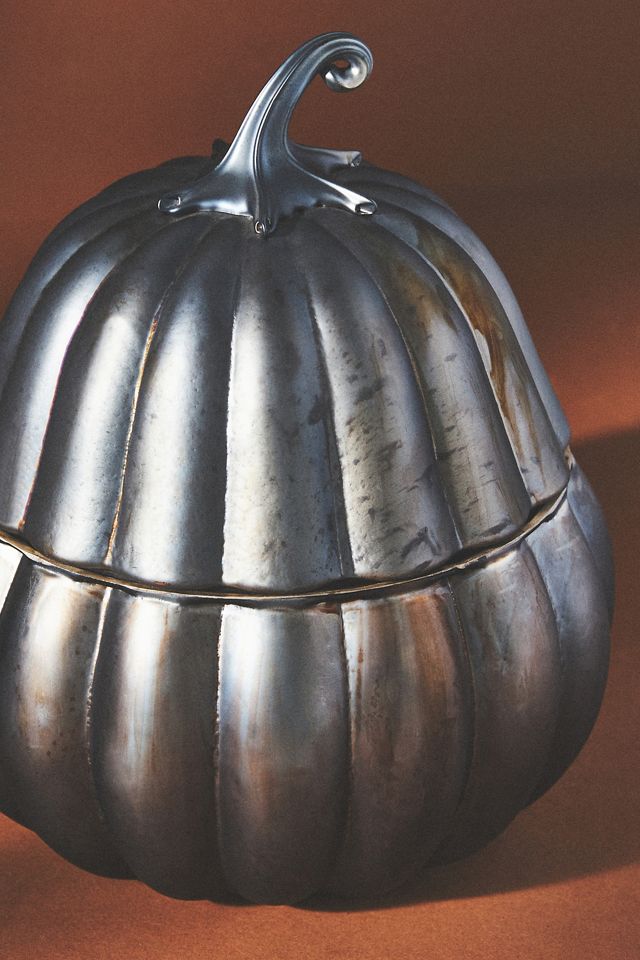 Large Glass Gourd Gourmand Pumpkin & Sweet Vanilla Candle #3