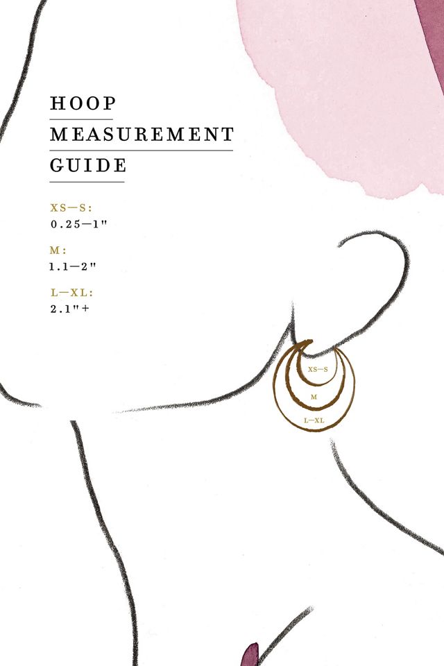 Scratched-Metal Hoop Earrings #5