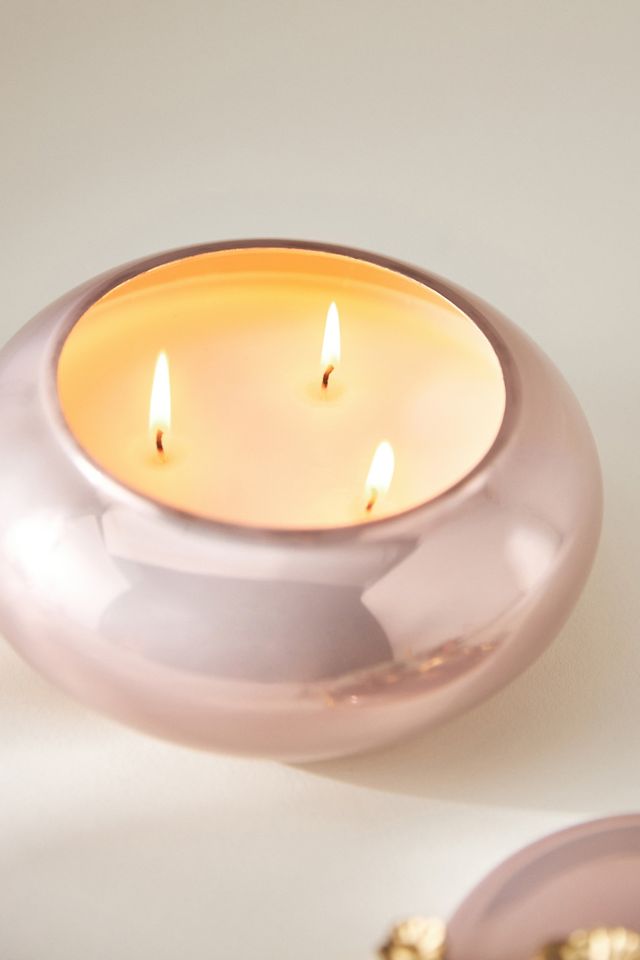 Sofia Fresh Fig & Pink Peppercorn Flower-Lid Glass Candle #4