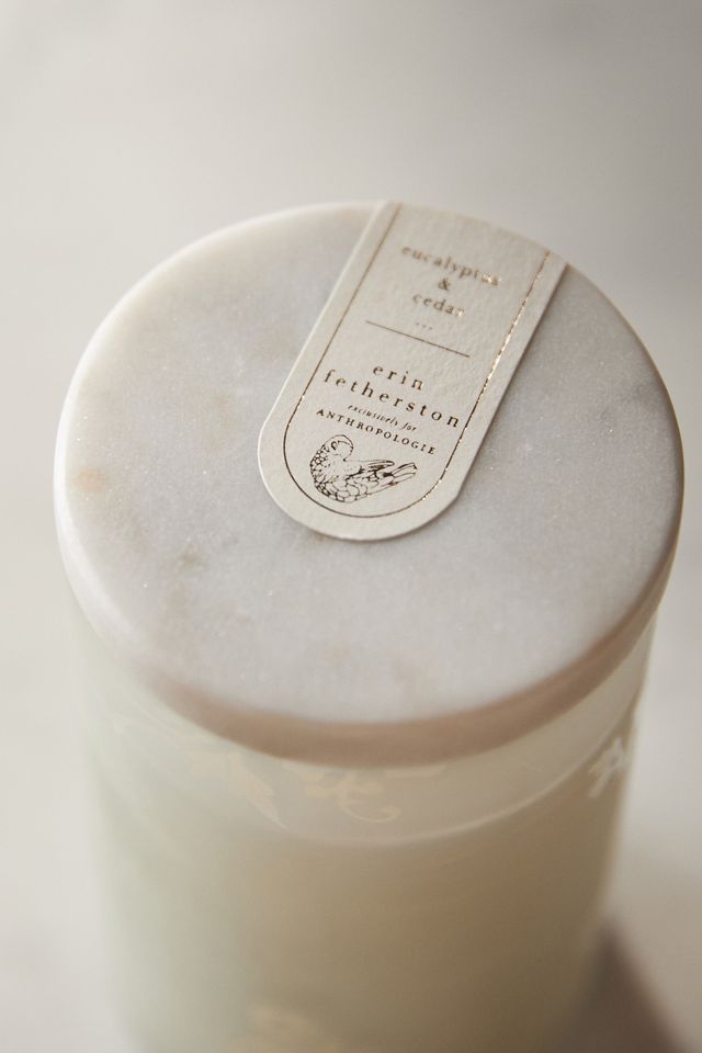 Erin Fetherston Dulcette Fresh Eucalyptus & Cedar Glass Candle #1