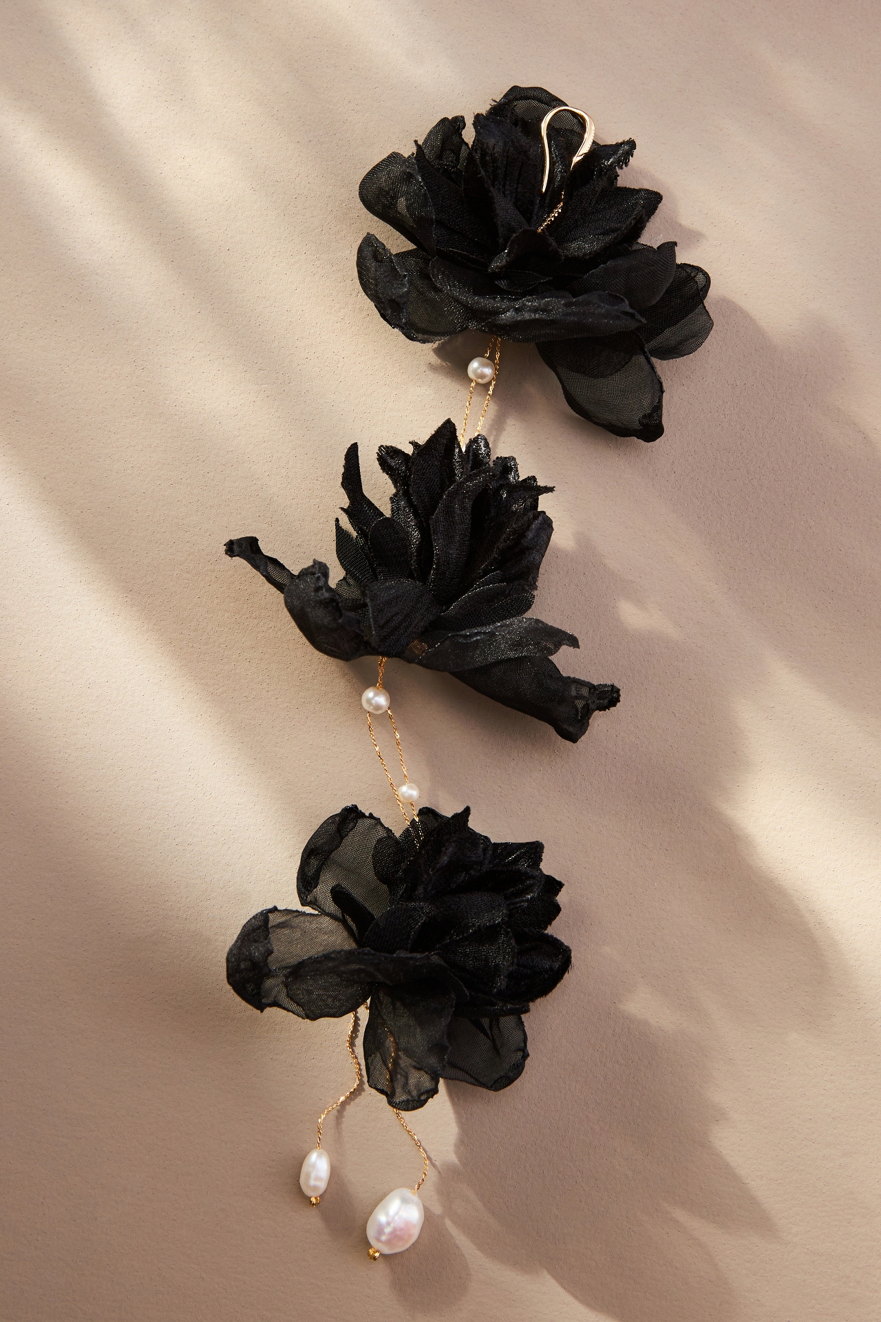 Triple Flower Earrings