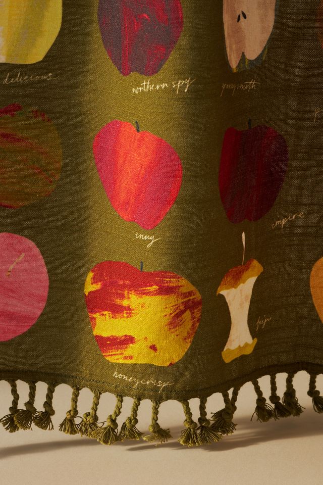 Apple Picking Dish Towel #1