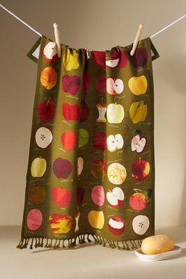 Apple Picking Dish Towel