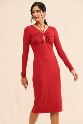 Halston Ember Stretch Jersey Dress