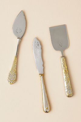 Ricci Cheese Knives, Set of 3 | Anthropologie