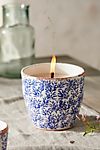 Ceramic Citronella + Thyme Candle, Blue Ivy #3