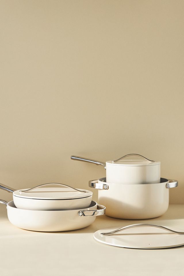 Caraway Home 4.5qt Saute Pan with Lid Cream