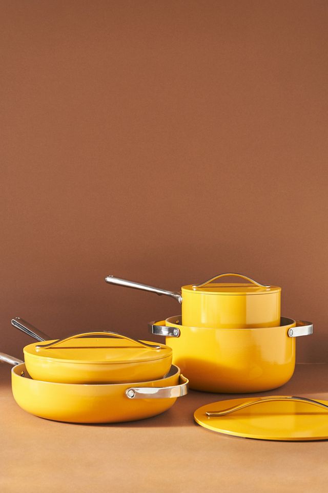 Caraway Just Relaunched Its Marigold Cookware Set