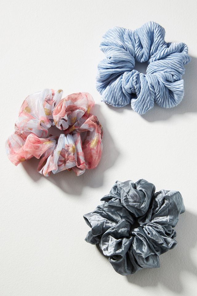 By Anthropologie Botanical Scrunchies, Set of 3 #1