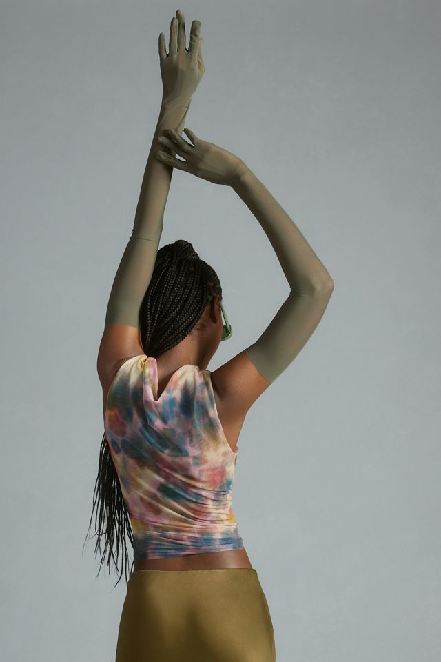 Norma Kamali Long Mesh Gloves #1