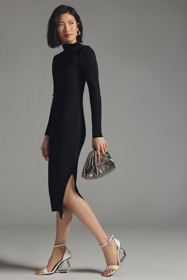 T.La Side-Slit Mock Dress #1