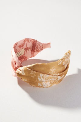 Kachel Floral Two-Tone Headband | Anthropologie
