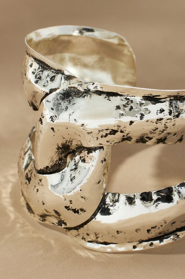 Intertwined Tarnish Cuff Bracelet #1