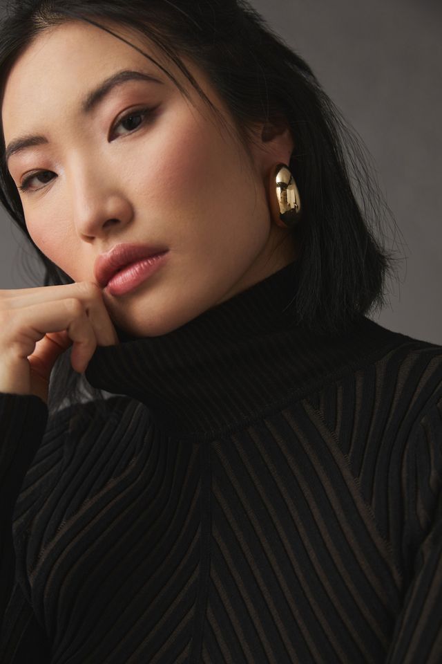 Good American Ribbed Mock-Neck Bodysuit #4