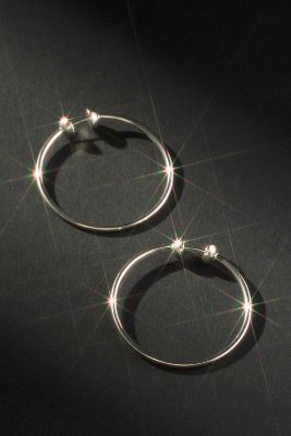 Jenny Bird Small Icon Hoops In Silver