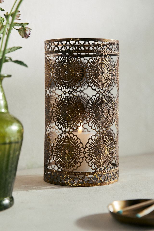 Lace Medallion Votive #2