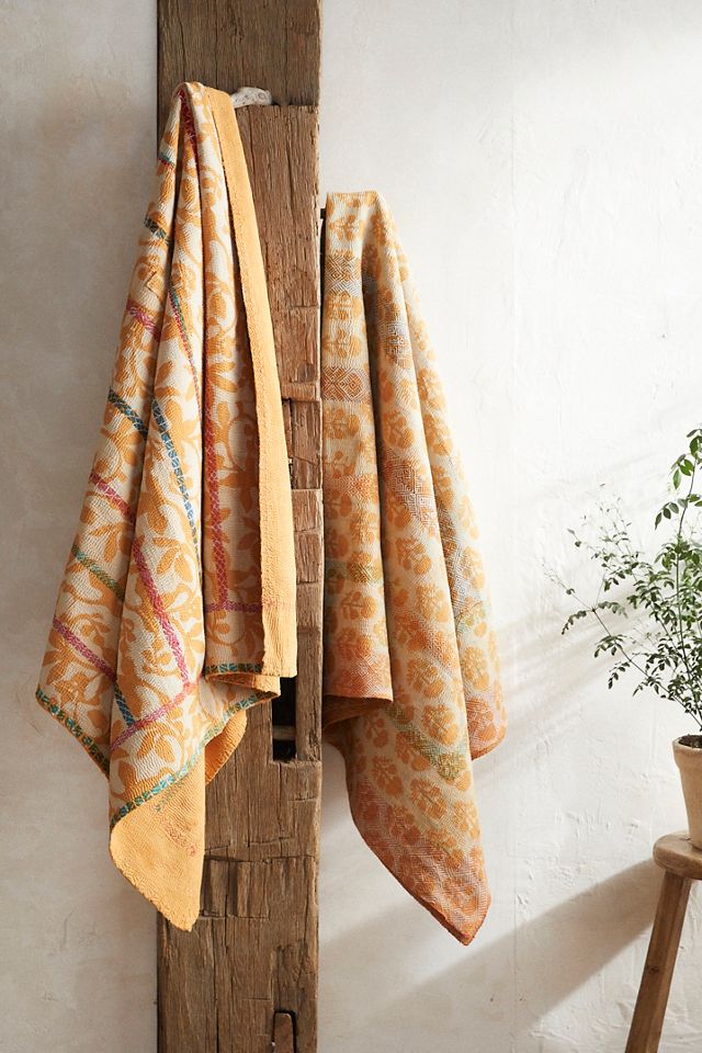 Recycled Sari Kantha Throw #4
