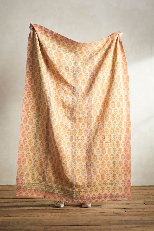 Recycled Sari Kantha Throw #2