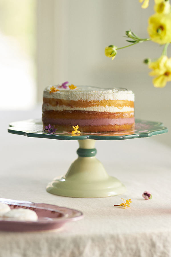 Anthropologie Elin Cake Stand In Green