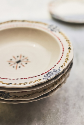 Mimi Thorisson for Anthropologie Italian Hours Soup Bowls, Set of 4 ...